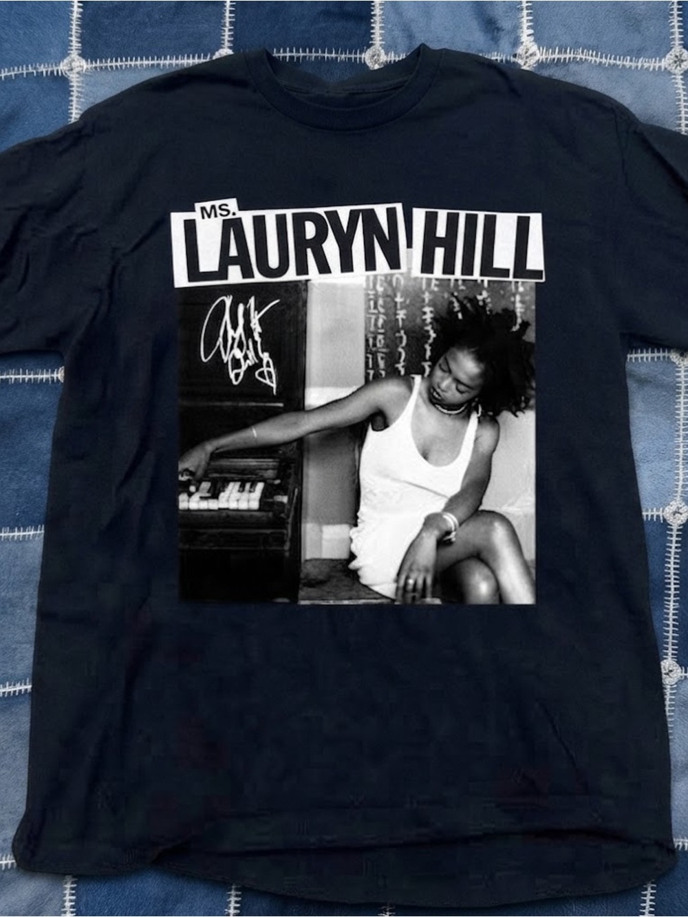 Ms. Lauryn Hill Graphic Tee - Black
